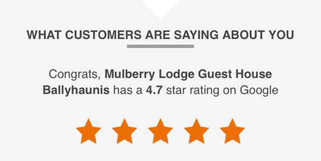 Mulberry Lodge Guest House Ballyhaunis Exterior foto